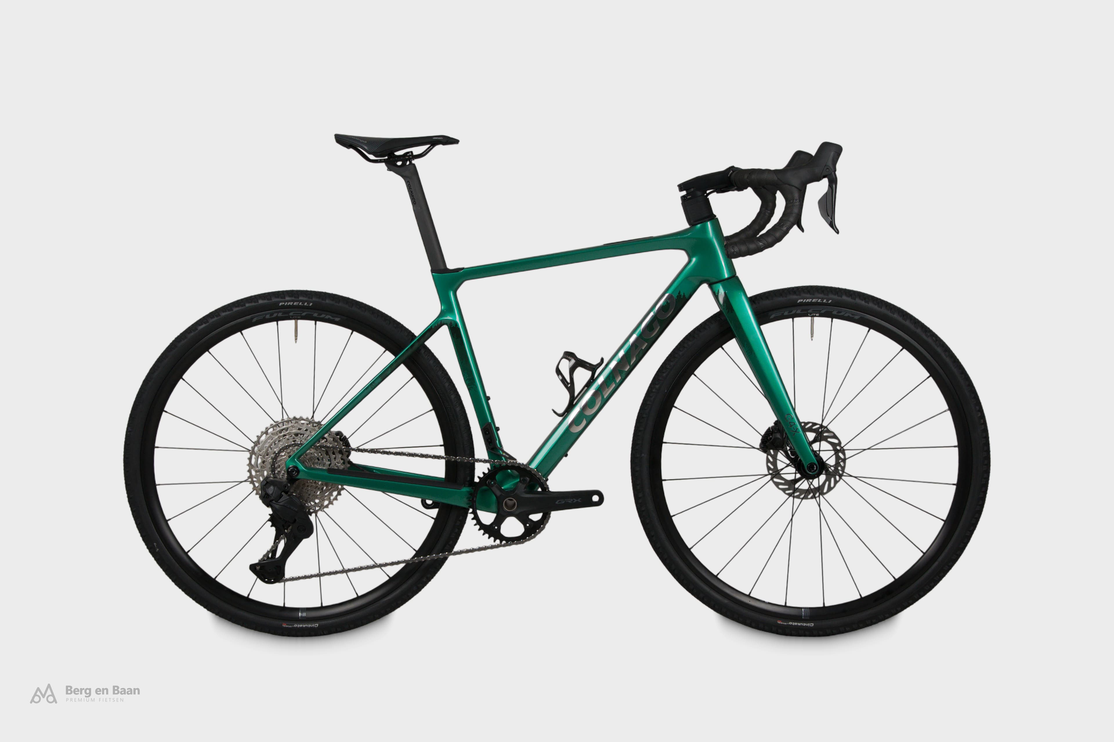 Colnago G4-X GRX 717 Di2 2026 — new gravel bike, size 48, green — studio photo Berg en Baan